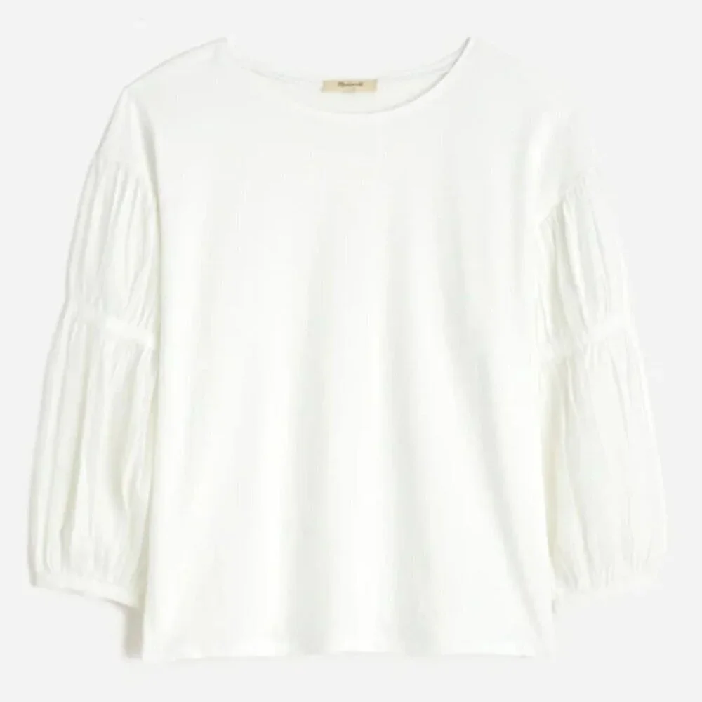 Madewell white puff